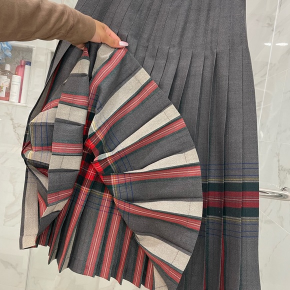 Vintage HIGHLAND QUEEN Reversible 100% Wool Skirt - Picture 5 of 7